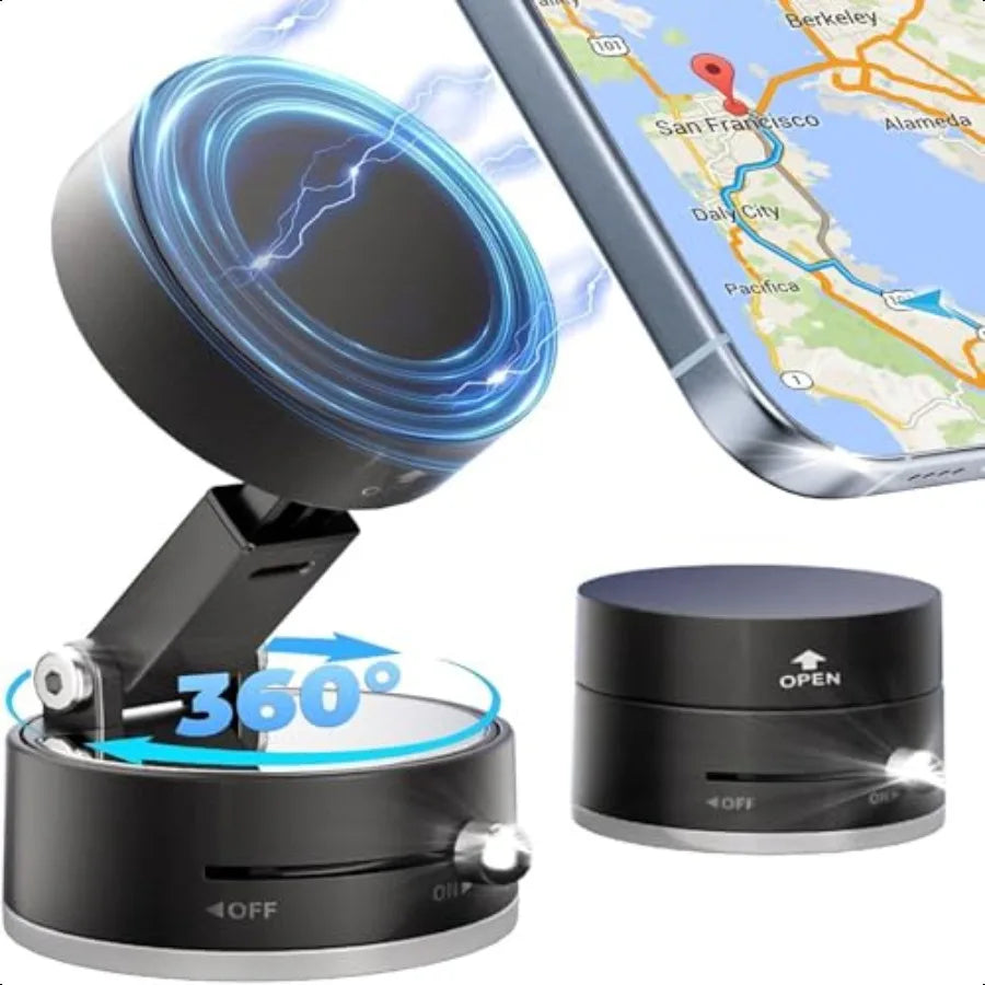 2025 NEW A3 N55 magnet 360 Rotatable Phone Holders for Your Car Vacuum Magnetic Car Phone Holder for Magsafe Suction Cup Phone