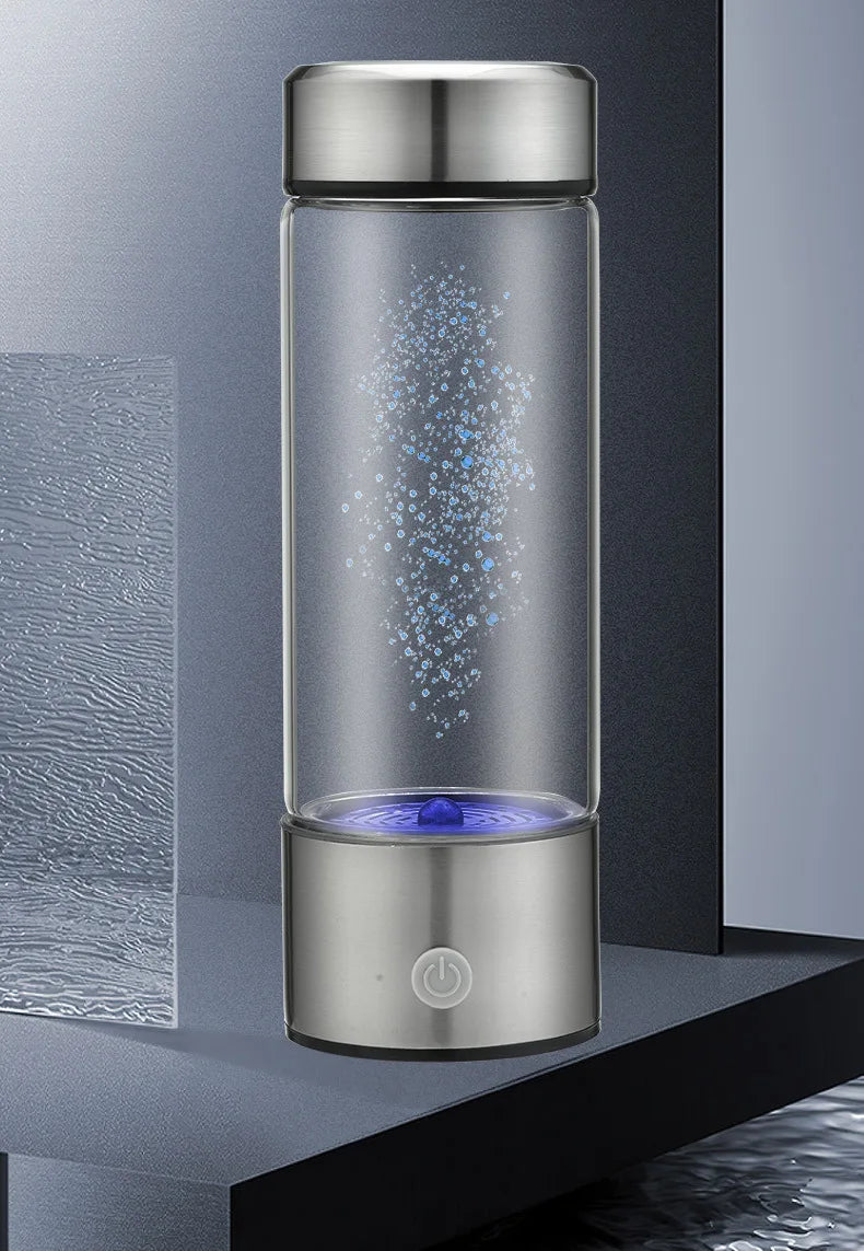 1pc 450ml Portable Hydrogen Water Generator 3 Minutes Mode High Concentration Hydrogen Water Generator